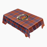 Cameron of Lochiel Ancient Tartan Crest Tablecloth